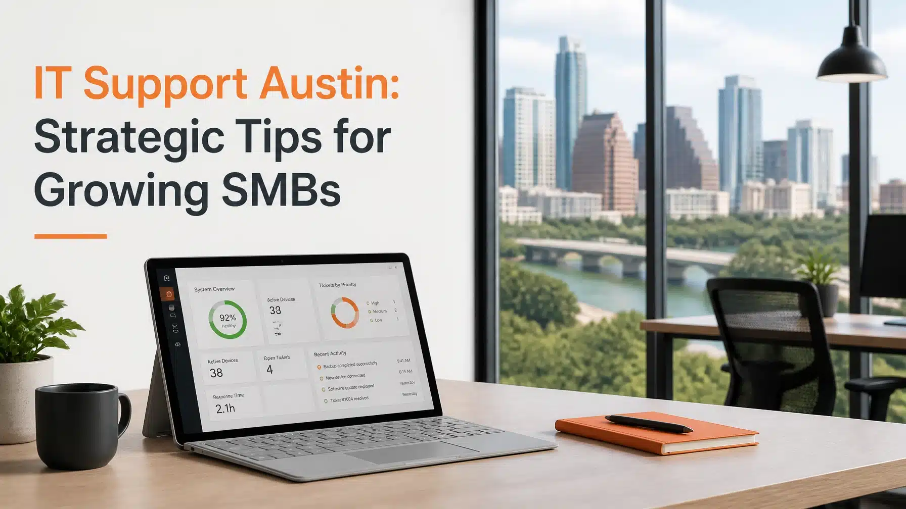 Professional Austin office environment representing strategic IT support Austin for growing businesses.