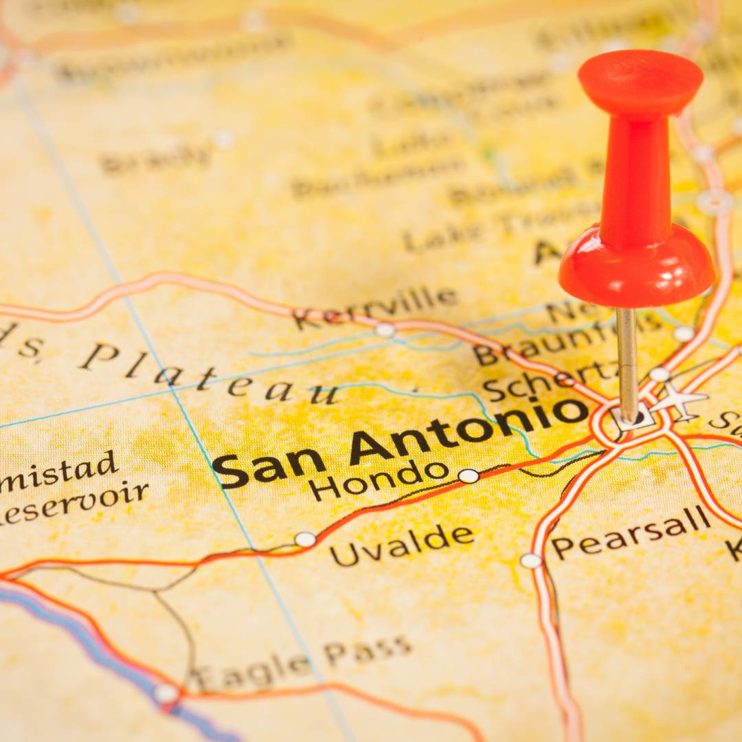 map of san antonio texas