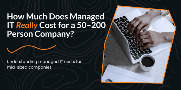 Business Owners Reviewing Managed IT Service Pricing And Support Options For A 50–200 Employee Company In Texas.