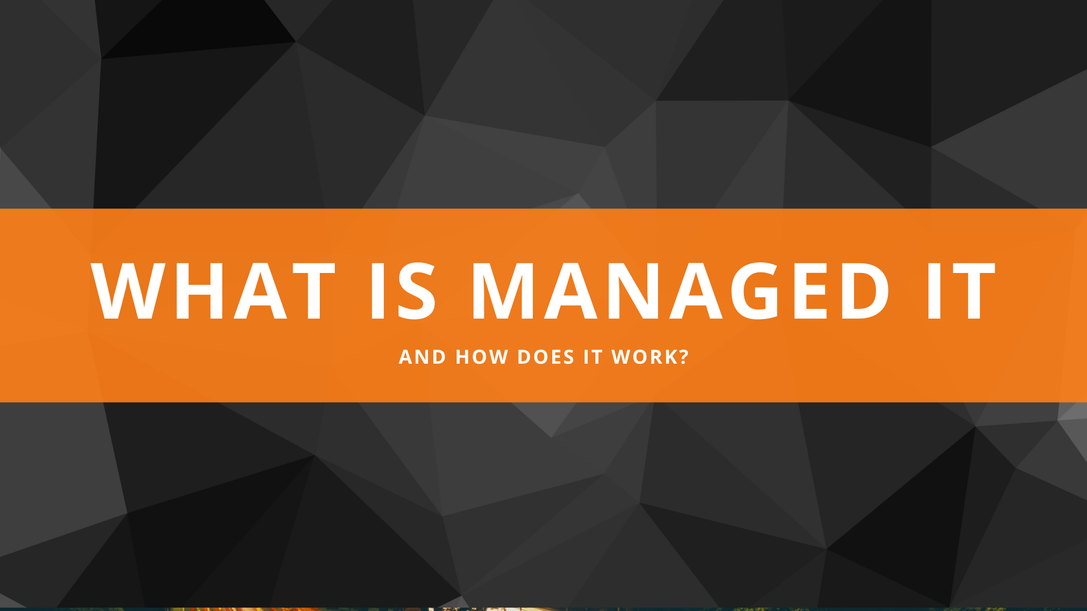 IT professional monitoring systems and providing remote support for a business using managed IT services in Texas.