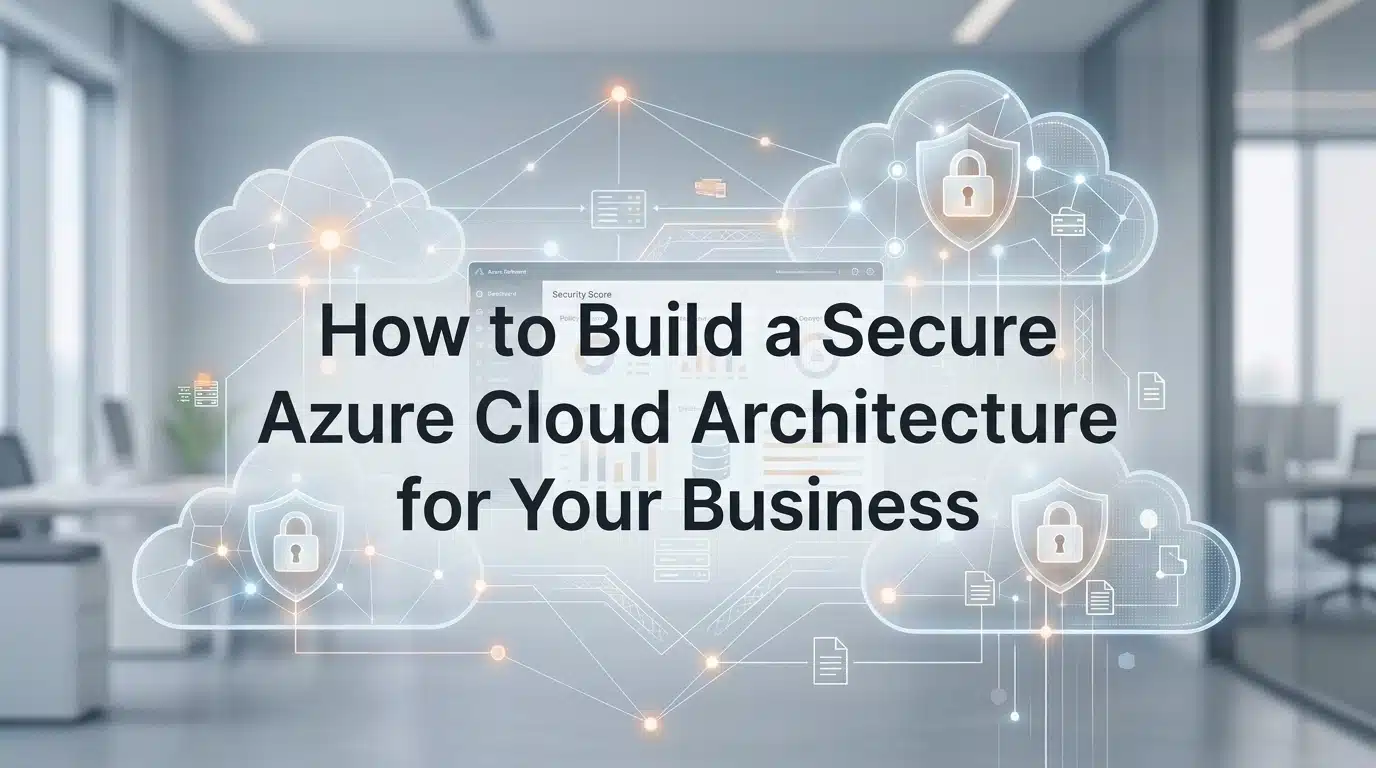 Secure Microsoft Azure cloud architecture diagram for Texas businesses